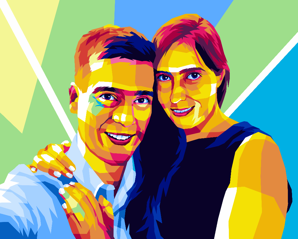 Couple Pop Art