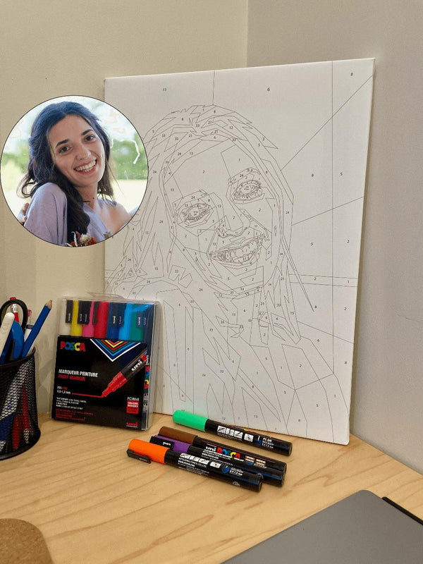 Custom Paint by Numbers from a photo - Countless Moments