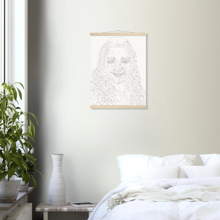 Poster with Hanger - Paint by Numbers - Countless Moments